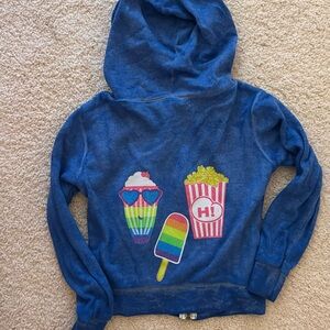 Adorable zip up sweatshirt size 6
